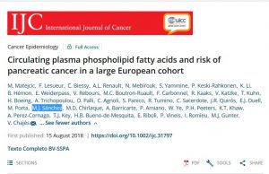 Circulating plasma phospholipid fatty acids and risk of pancreatic ...