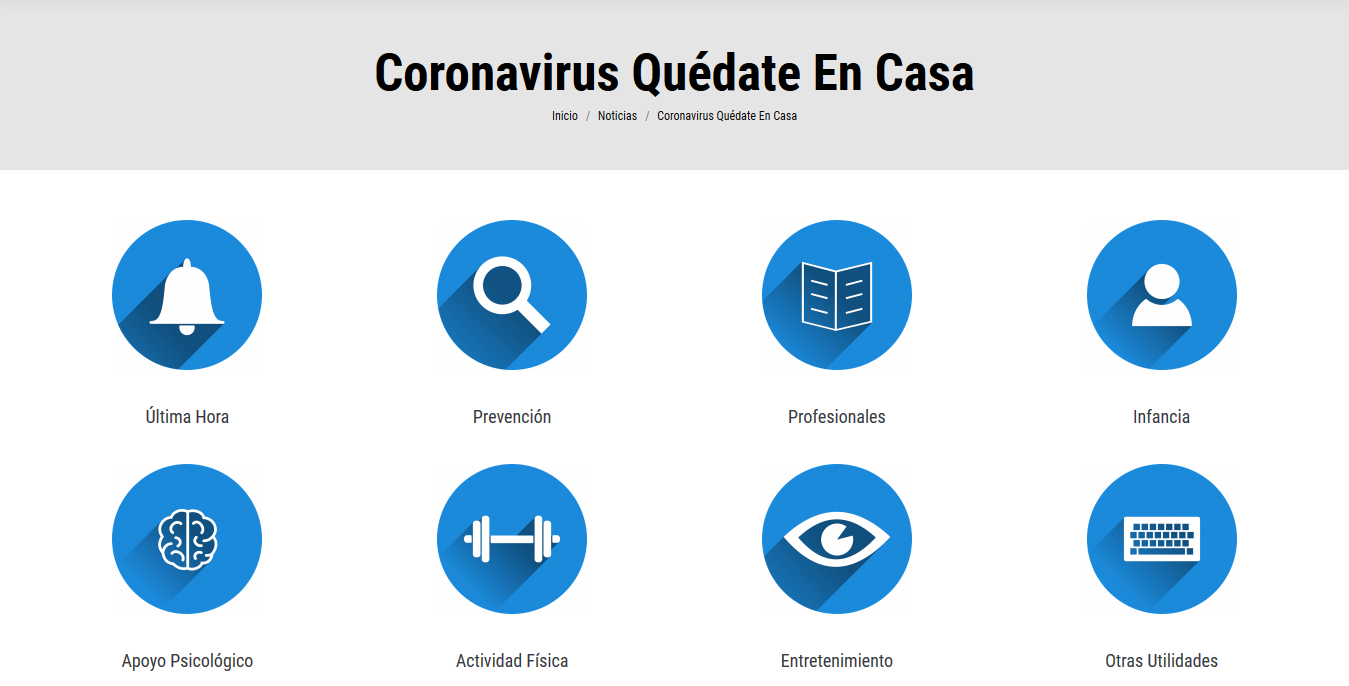 Portada Portal Recursos Coronavirus