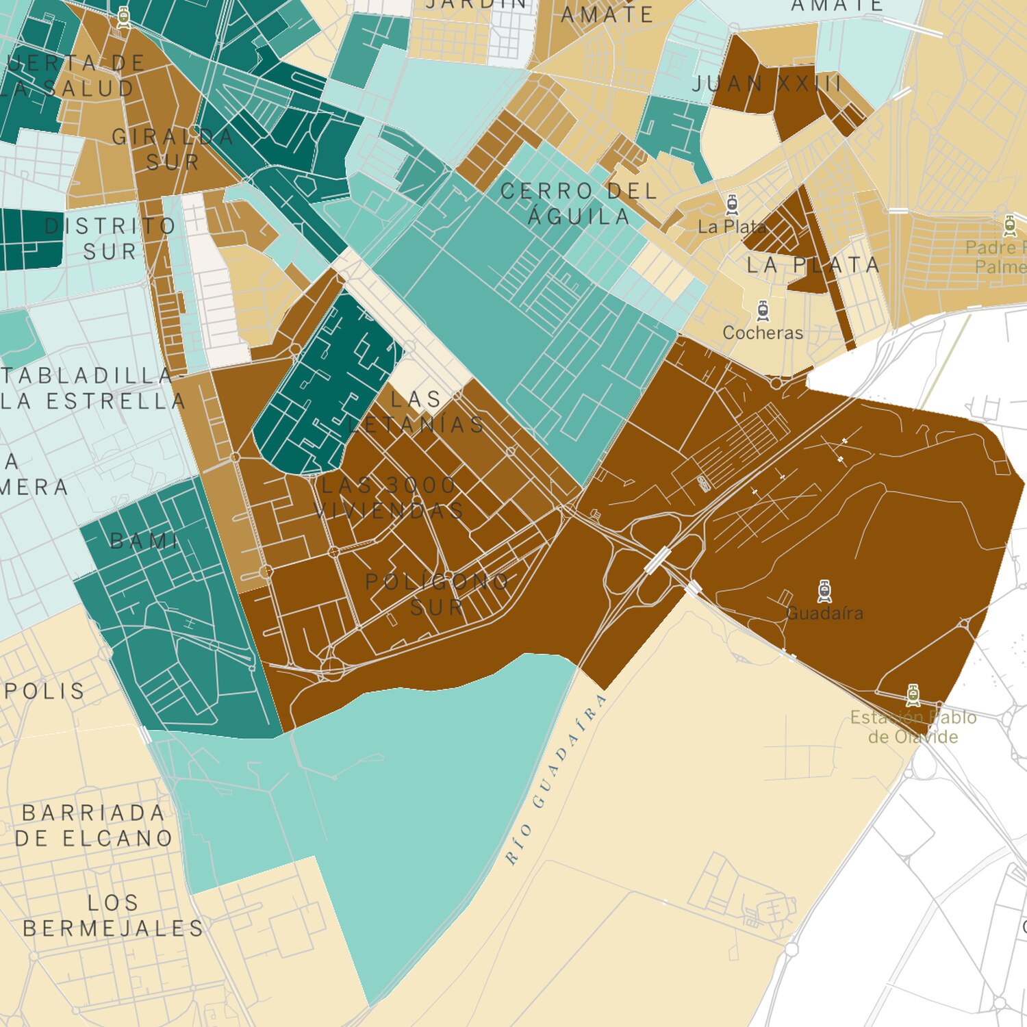 El mapa de la mortalidad barrio