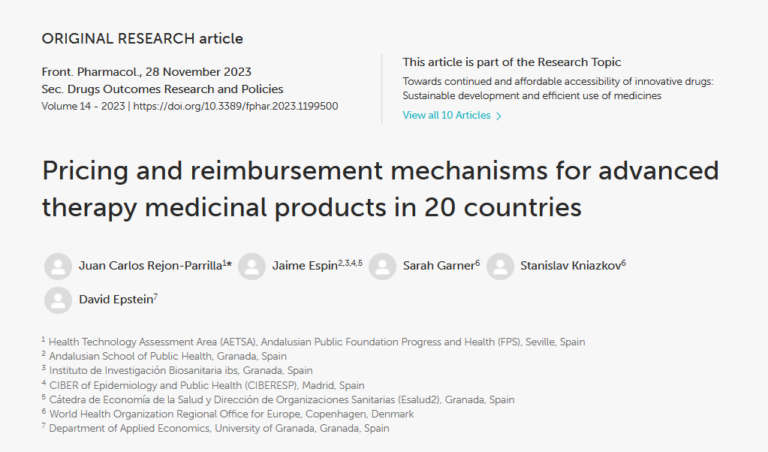 Pricing and reimbursement mechanisms for advanced therapy medicinal ...